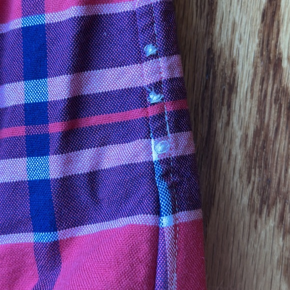 Ralph Lauren Slim Fit Men's Red Plaid Shirt, Size Large - Picture 6 of 10